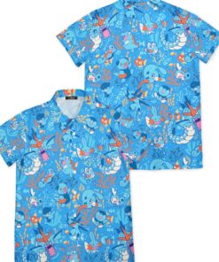 Chemise hawaïenne Aloha Type Eau