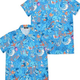 Chemise hawaïenne Aloha Type Eau
