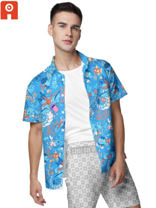 Chemise hawaïenne Aloha Type Eau – Image 2