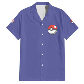 Chemise hawaïenne Pokémon Type Eau Style Japonais