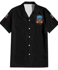 Chemise hawaïenne Quel Chanceux Es-tu Tête de Mort Tiki