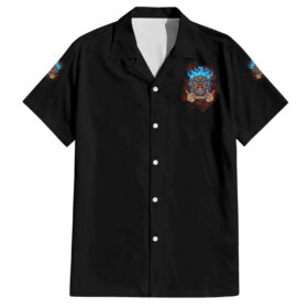 Chemise hawaïenne Quel Chanceux Es-tu Tête de Mort Tiki