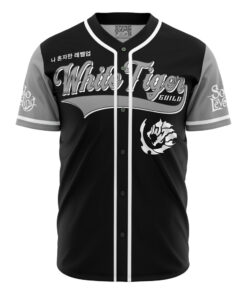 Maillot de baseball Guilde du Tigre Blanc Solo Leveling