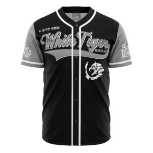 Maillot de baseball Guilde du Tigre Blanc Solo Leveling