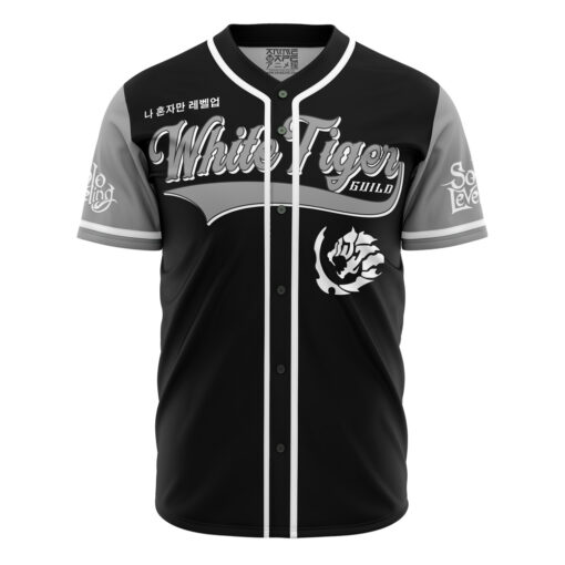 Maillot de baseball Guilde du Tigre Blanc Solo Leveling