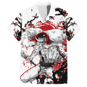 Chemise hawaïenne Pirates Barbe Blanche Style Japonais