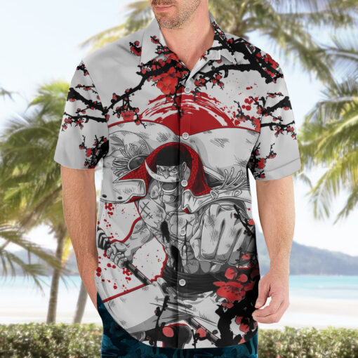 Chemise hawaïenne Pirates Barbe Blanche Style Japonais – Image 3