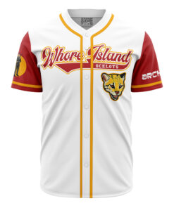Maillot de baseball Whore Island Ocelots Archer