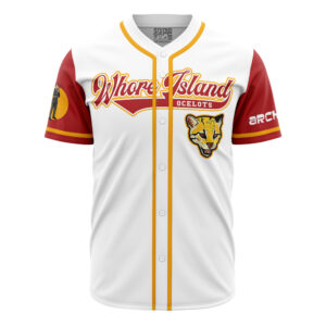 Maillot de baseball Whore Island Ocelots Archer