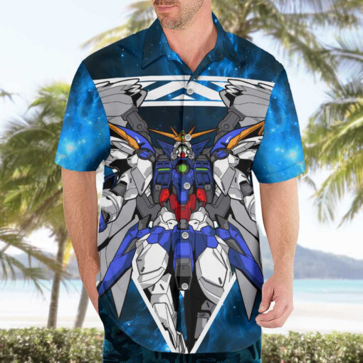 Chemise hawaïenne Wing Zero Gundam – Image 3