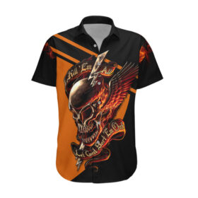 Chemise hawaïenne Ailes Tête de Mort Tuez-les Tous