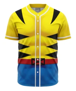 Maillot de baseball Wolverine Cosplay Marvel