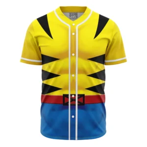 Maillot de baseball Wolverine Cosplay Marvel
