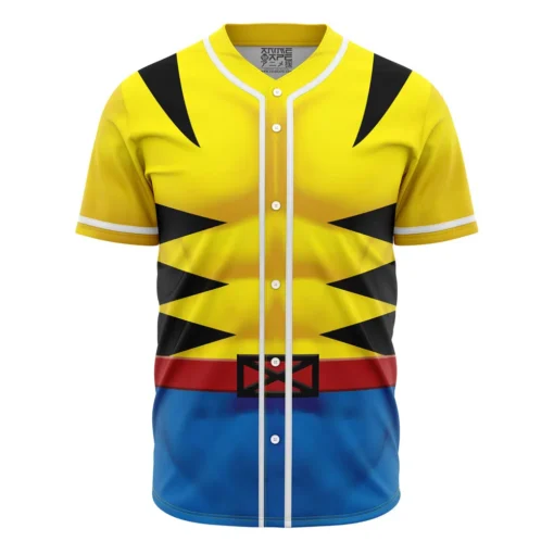 Maillot de baseball Wolverine Cosplay Marvel