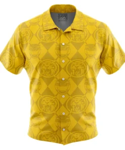 Chemise hawaïenne Ranger Jaune Power Rangers