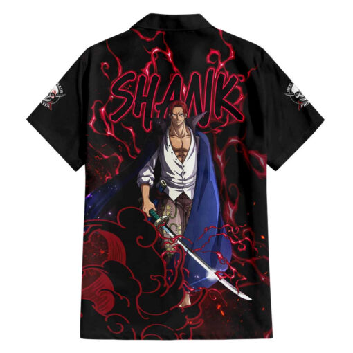 Chemise hawaïenne Yonko Shank Pirate Cheveux Rouges One Piece Haki – Image 2