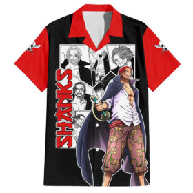 Chemise hawaïenne Yonko Shanks One Piece Mix Manga