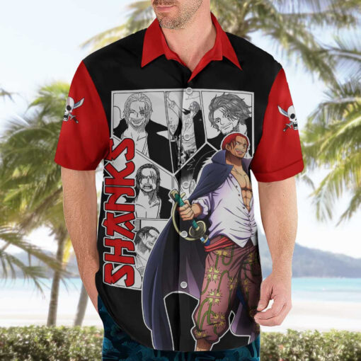 Chemise hawaïenne Yonko Shanks One Piece Mix Manga – Image 3