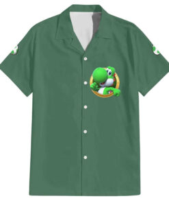 Chemise hawaïenne Yoshi Mario Bros
