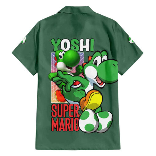 Chemise hawaïenne Yoshi Mario Bros – Image 2