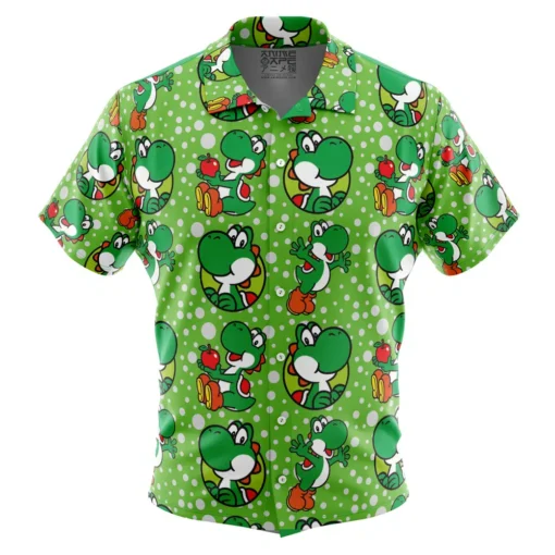 Chemise hawaïenne Yoshi Mario Bros