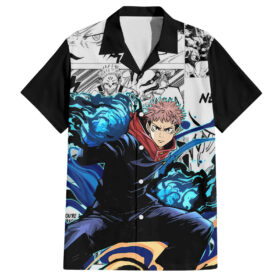 Chemise hawaïenne Yuji Itadori Jujutsu Kaisen Manga