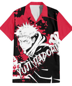 Chemise hawaïenne Yuji Itadori Jujutsu Kaisen Style Manga