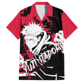 Chemise hawaïenne Yuji Itadori Jujutsu Kaisen Style Manga