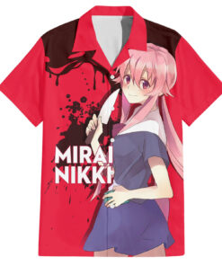 Chemise hawaïenne Yuno Gasai Future Diary Mirai Nikki