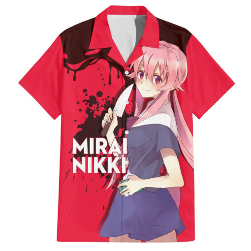 Chemise hawaïenne Yuno Gasai Future Diary Mirai Nikki