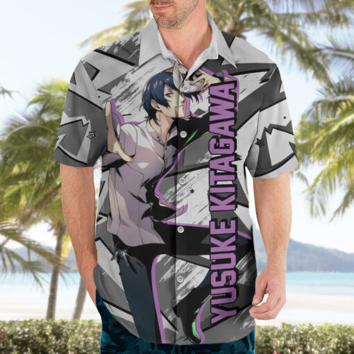 Chemise hawaïenne Yusuke Kitagawa Persona Mix Polygon Cyber – Image 3