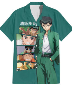 Chemise hawaïenne Yusuke Urameshi Yu Yu Hakusho V2