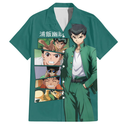 Chemise hawaïenne Yusuke Urameshi Yu Yu Hakusho V2