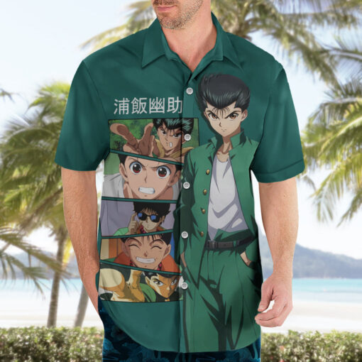 Chemise hawaïenne Yusuke Urameshi Yu Yu Hakusho V2 – Image 3