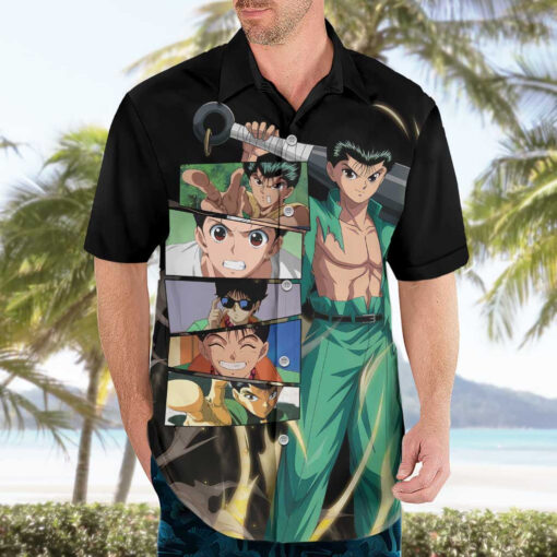 Chemise hawaïenne Yusuke Urameshi Yu Yu Hakusho – Image 3
