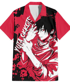 Chemise hawaïenne Yuta Okkotsu Jujutsu Kaisen Style Manga