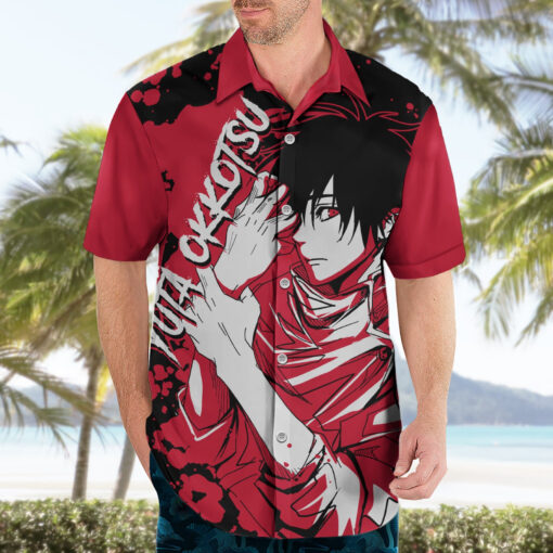 Chemise hawaïenne Yuta Okkotsu Jujutsu Kaisen Style Manga – Image 3