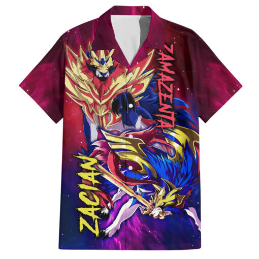 Chemise hawaïenne Zamazenta et Zacian Pokémon