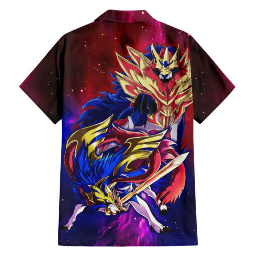 Chemise hawaïenne Zamazenta et Zacian Pokémon – Image 2