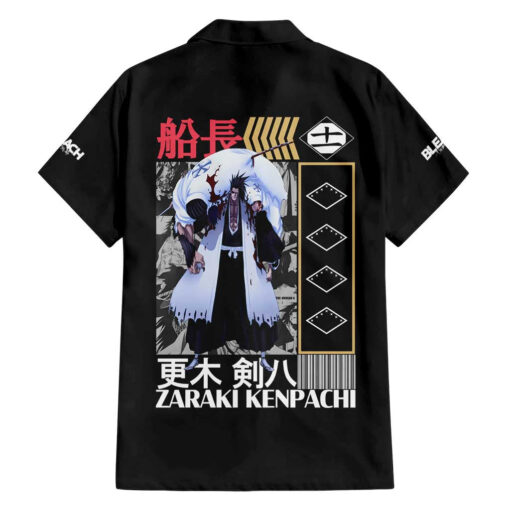 Chemise hawaïenne Zaraki Kenpachi TYBWA Bleach V2