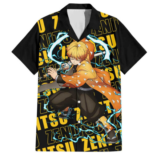 Chemise hawaïenne Zenitsu Agatsuma Demon Slayer