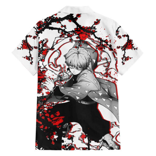 Chemise hawaïenne Zenitsu Agatsuma Demon Slayer – Image 2