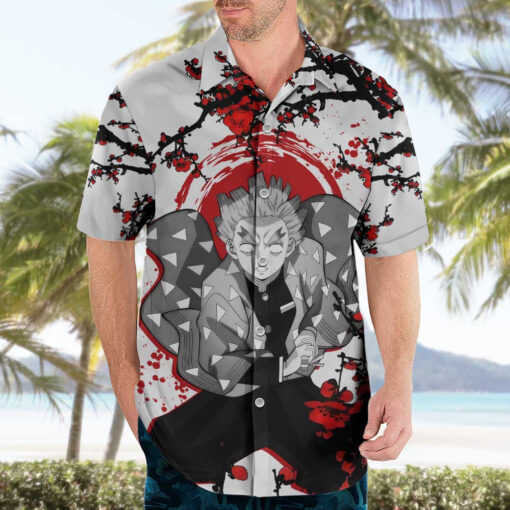 Chemise hawaïenne Zenitsu Agatsuma Demon Slayer – Image 3