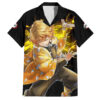 Chemise hawaïenne Zenitsu Agatsuma Demon Slayer Mix Manga