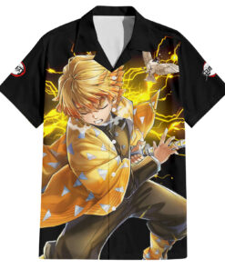Chemise hawaïenne Zenitsu Agatsuma Demon Slayer Mix Manga