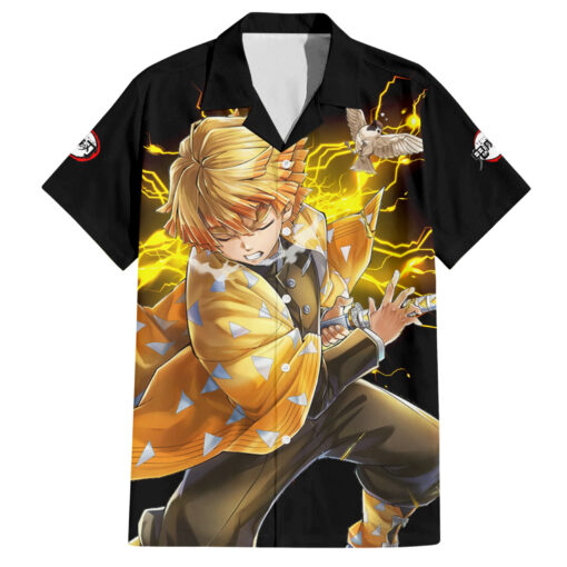 Chemise hawaïenne Zenitsu Agatsuma Demon Slayer Mix Manga