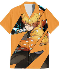 Chemise hawaïenne Zenitsu Demon Slayer