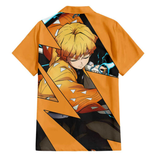 Chemise hawaïenne Zenitsu Demon Slayer – Image 2