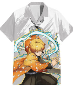 Chemise hawaïenne Zenitsu Demon Slayer