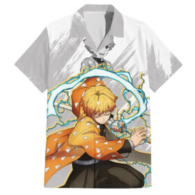 Chemise hawaïenne Zenitsu Demon Slayer